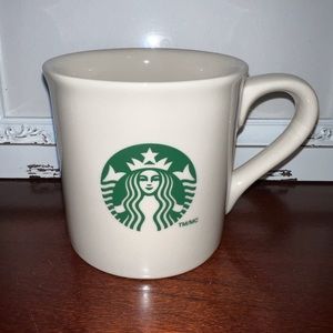 Classic Starbucks White Coffee / Tea Mug 2013 Collection 14 oz